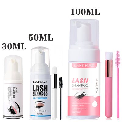 Lash Care & Cleanser Kit — Foam Shampoo + Brush