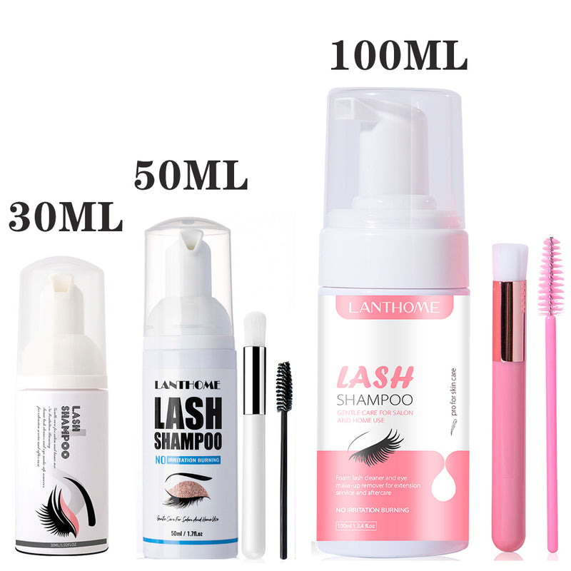 Lash Care & Cleanser Kit — Foam Shampoo + Brush