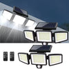 Solar motion sensor security light
