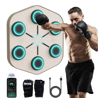 Music Boxing Machine - Rhythm Fitness Trainer