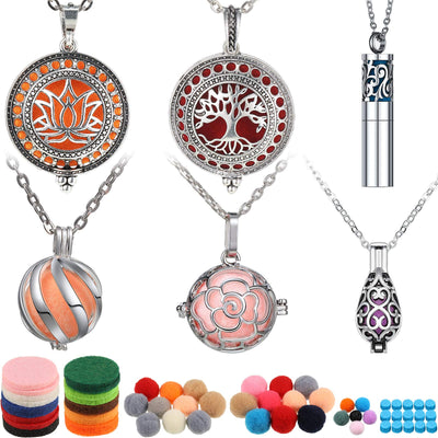 Aromatherapy Scent Necklace - Essential Oil Diffuser
