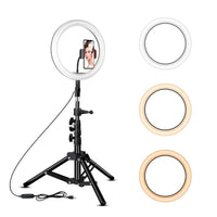 Blue Charlie 10-inch LED Ring Light Kit with Tripod Stand