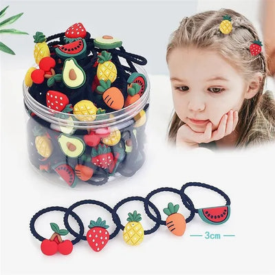 GloLAB Toddler Hair Flowers - Fabric